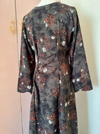 Dark Botanical—Georgette Floral
