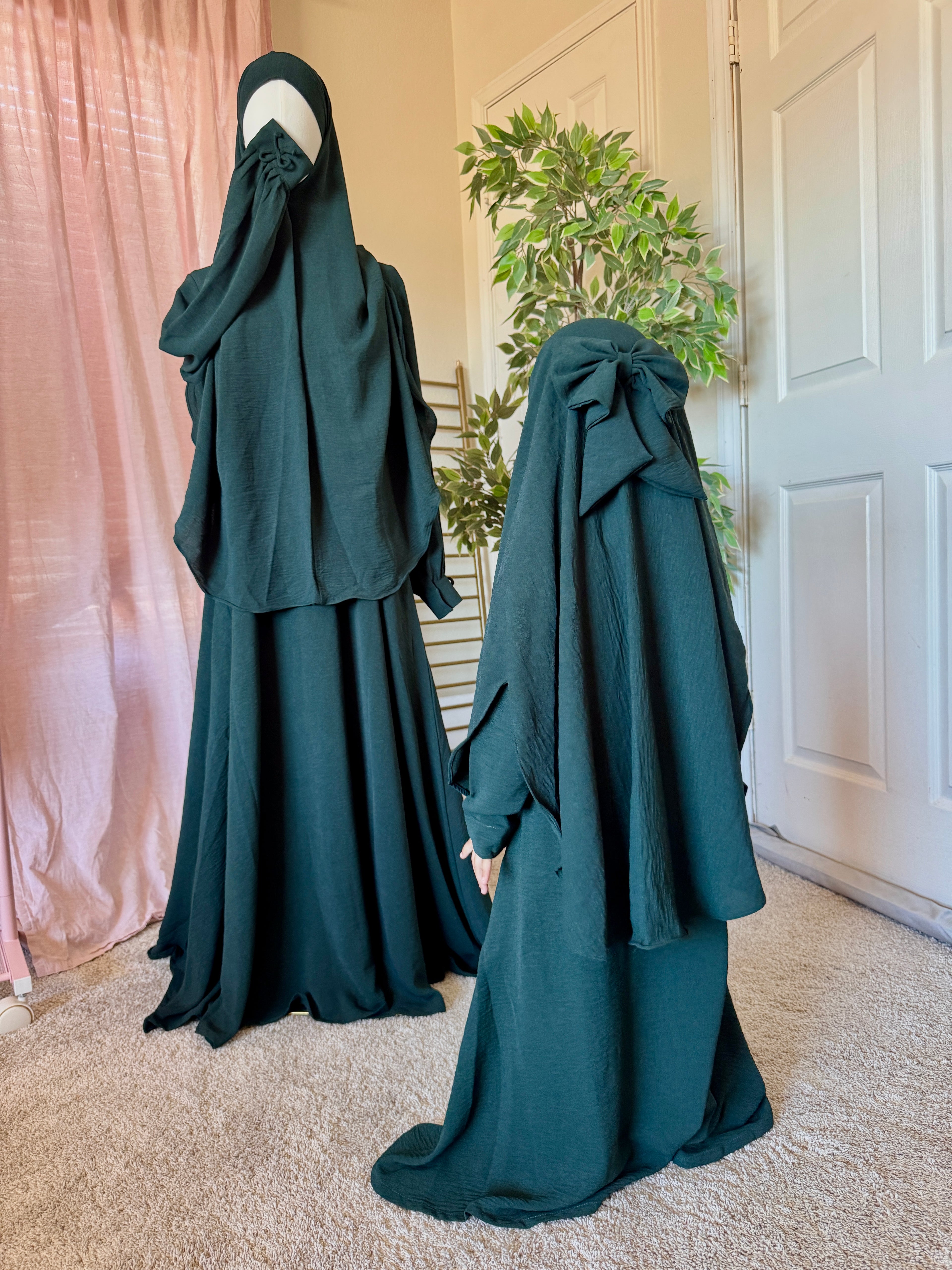 Khimar Set-Forest Green  image 7