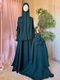 Khimar Set-Forest Green  image 0