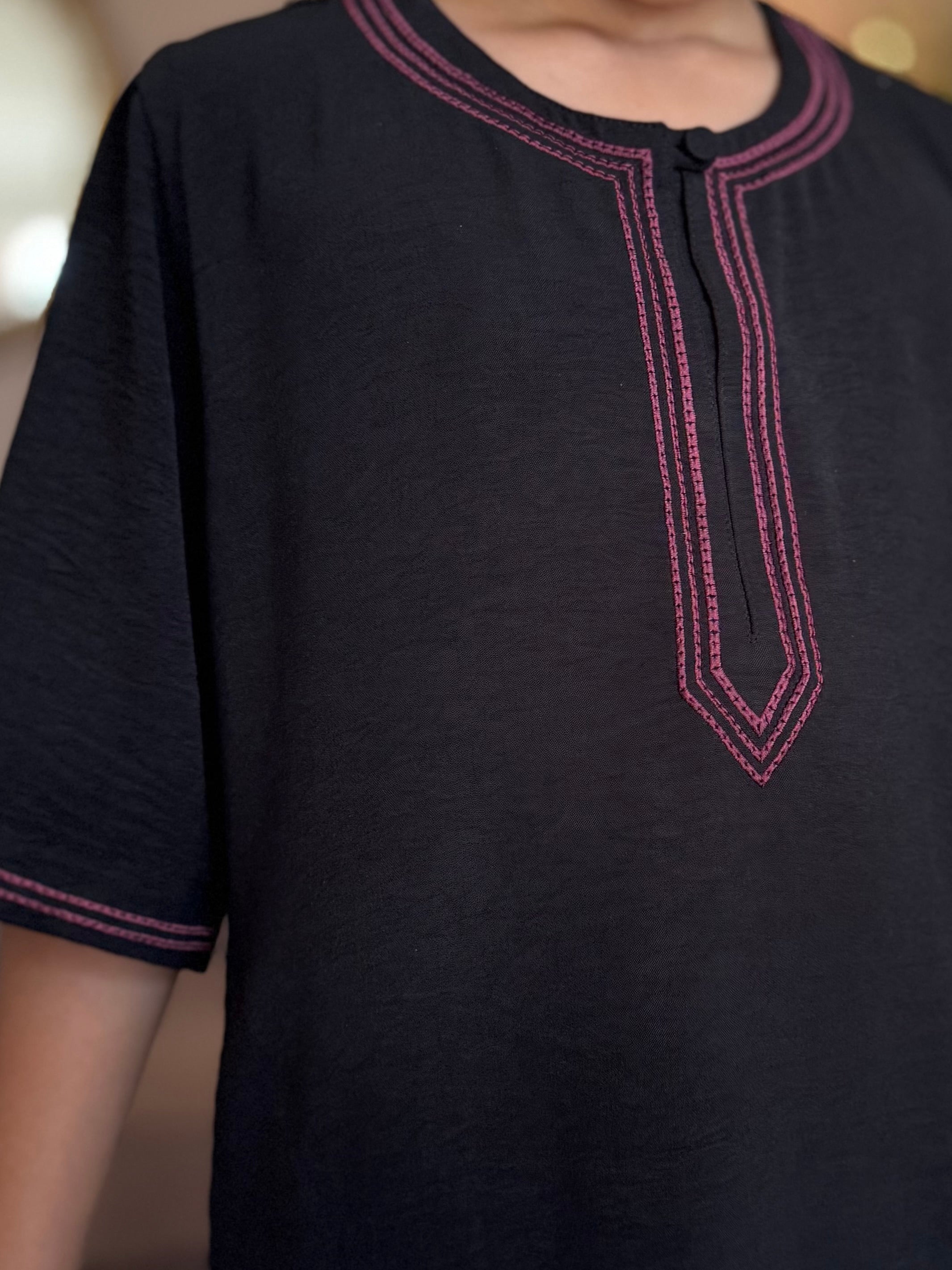 Men & Boys Thoub-Black