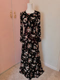 Black Bouquet Floral