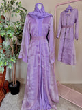 Sparkle Abaya-Lavender Mommy and Me