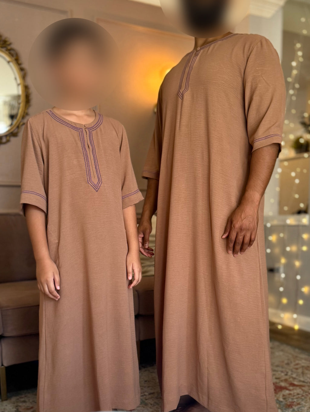 Men & Boys Thoub-Tan