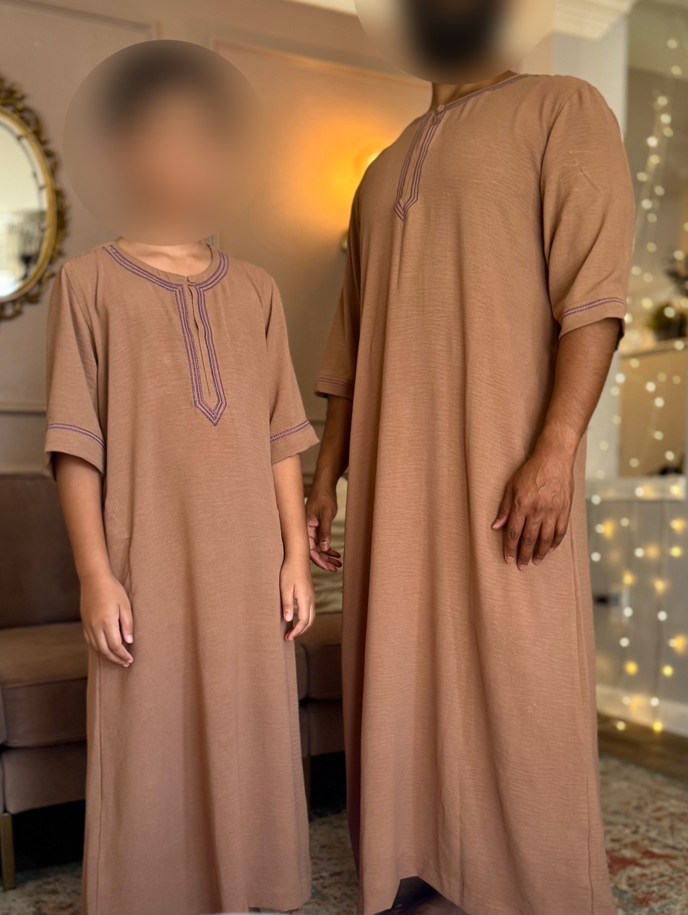 Men & Boys Thoub-Tan