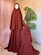 Khimar Set-Terracotta image 0