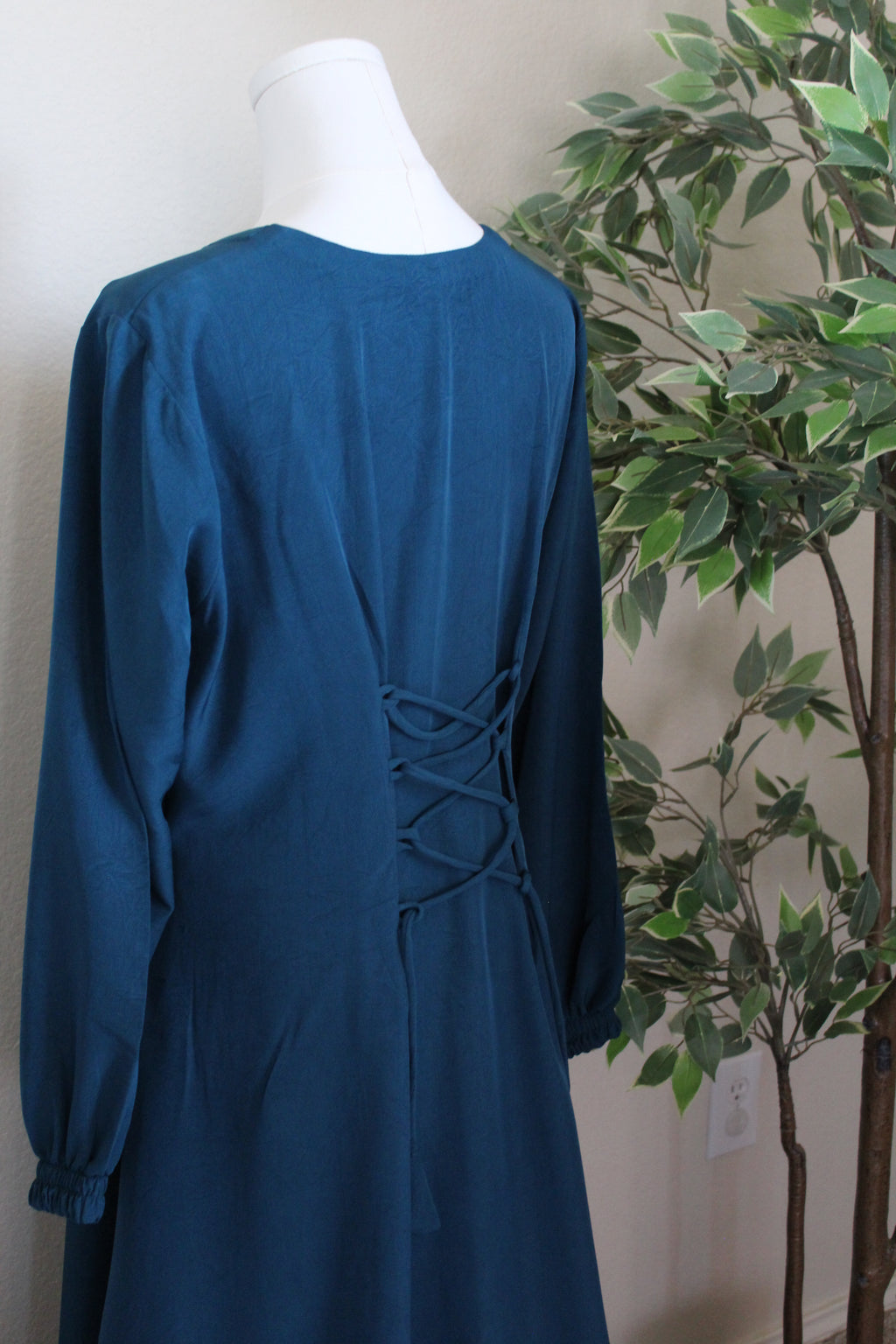 Ambrose Abaya-Indigo Blue image 2