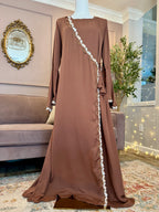 Latte Lace Abaya