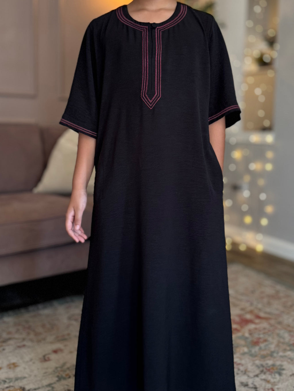 Men & Boys Thoub-Black