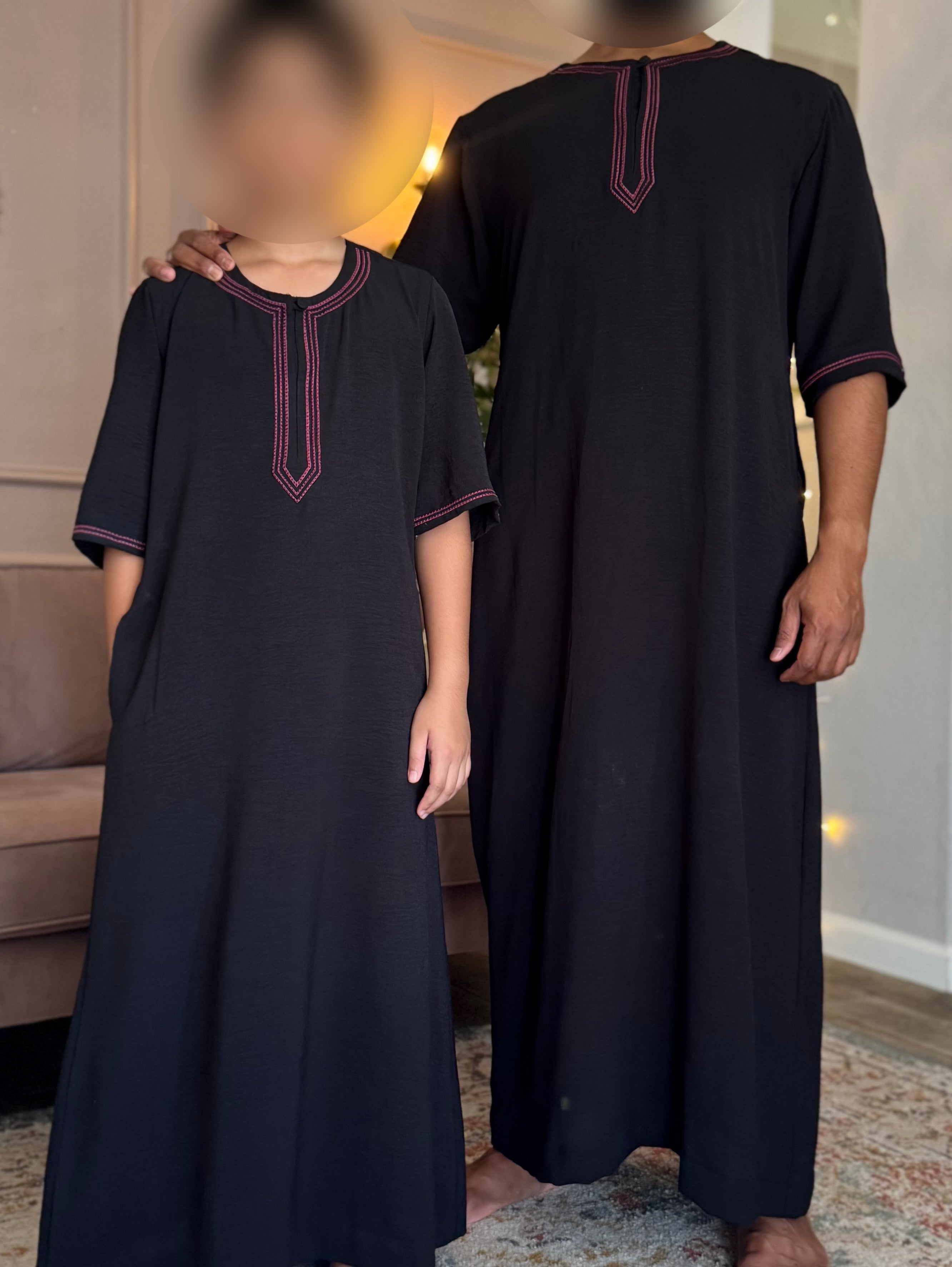 Men & Boys Thoub-Black
