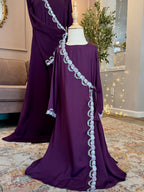 Fig Lace Abaya