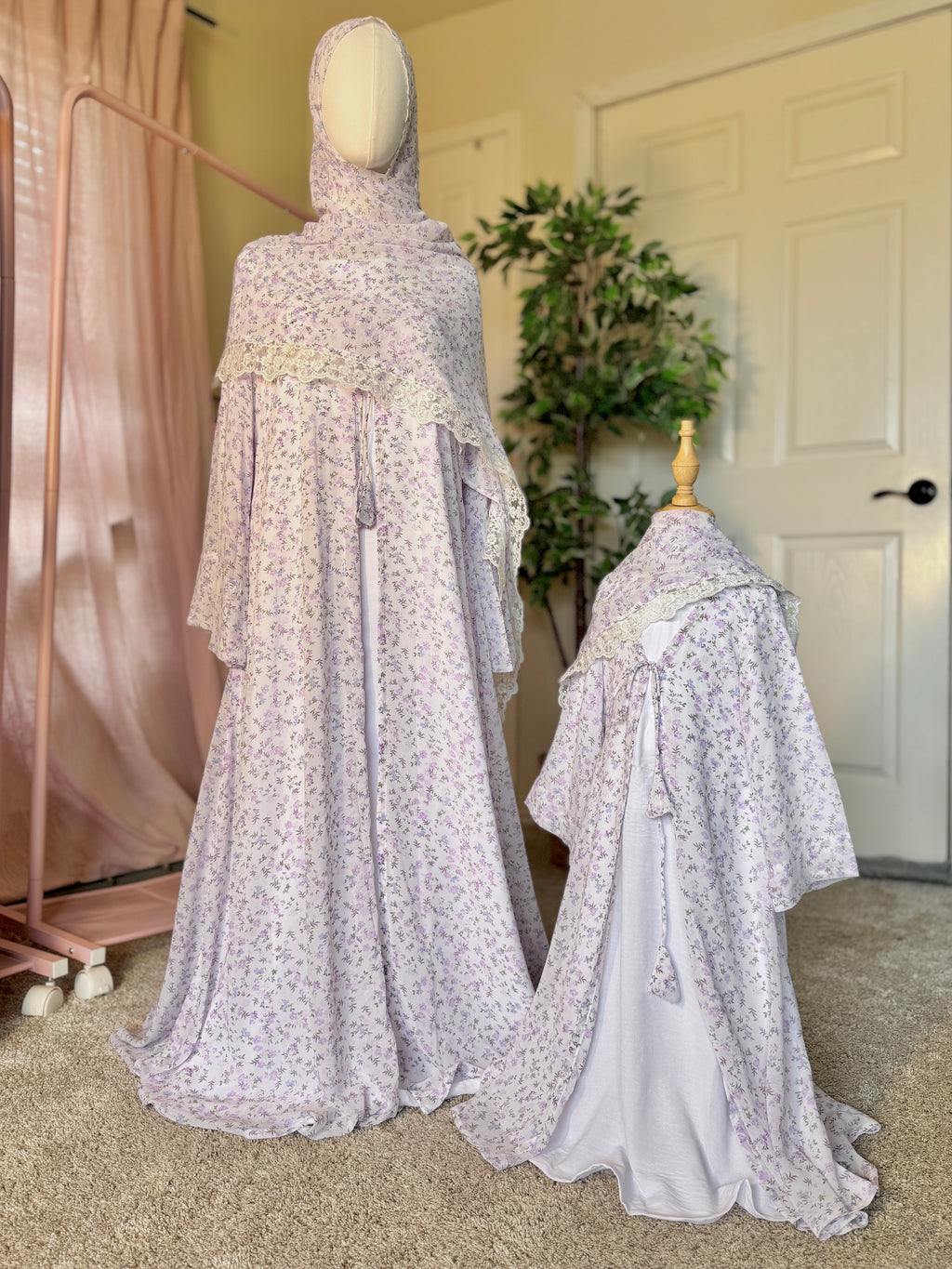 Lavender Wildflower Lace Set  image 0