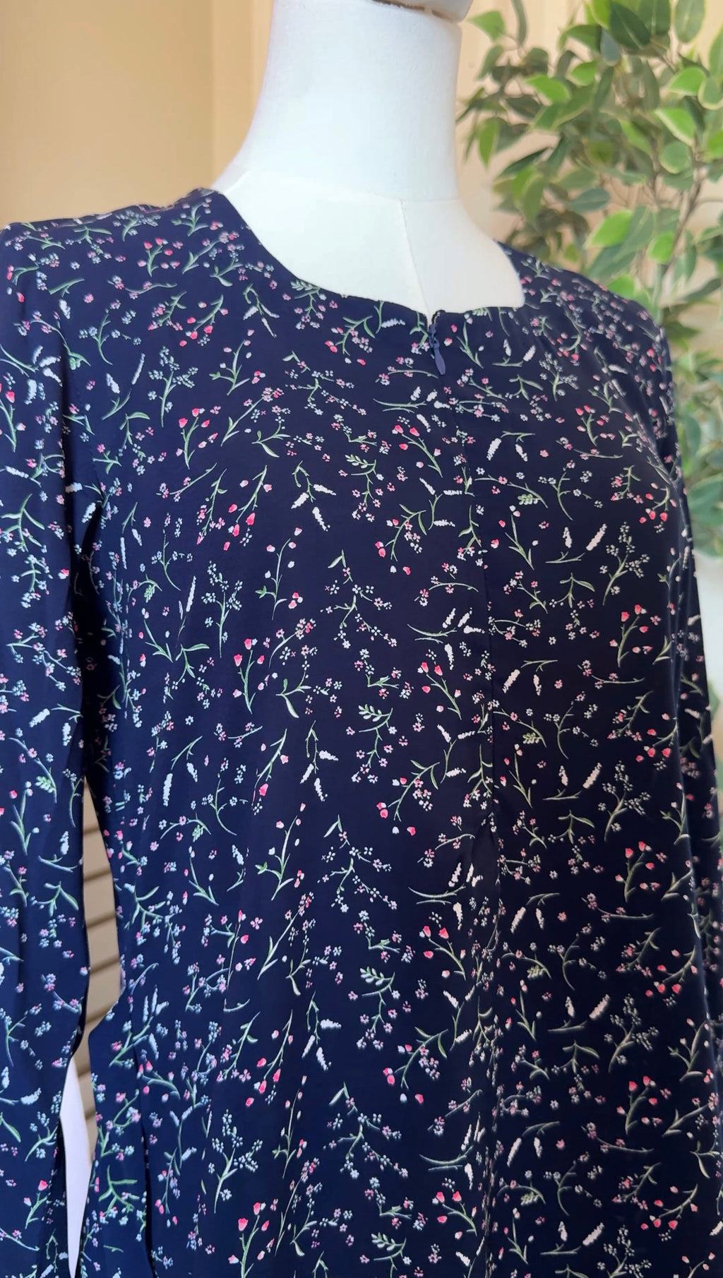 Navy Micro Floral image 1