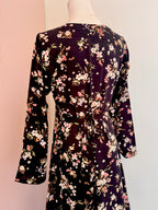 Black Bouquet Floral