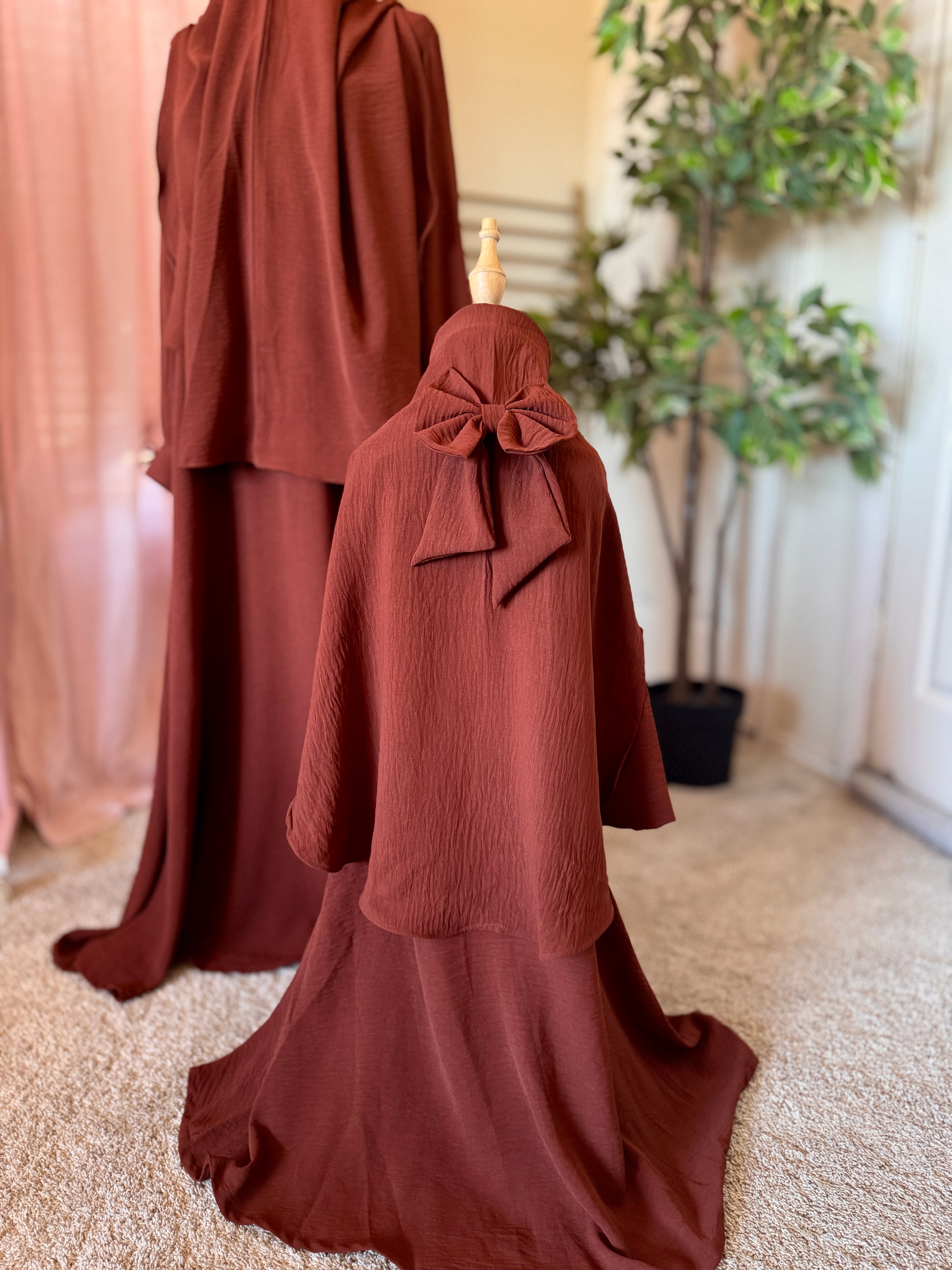 Khimar Set-Terracotta image 3