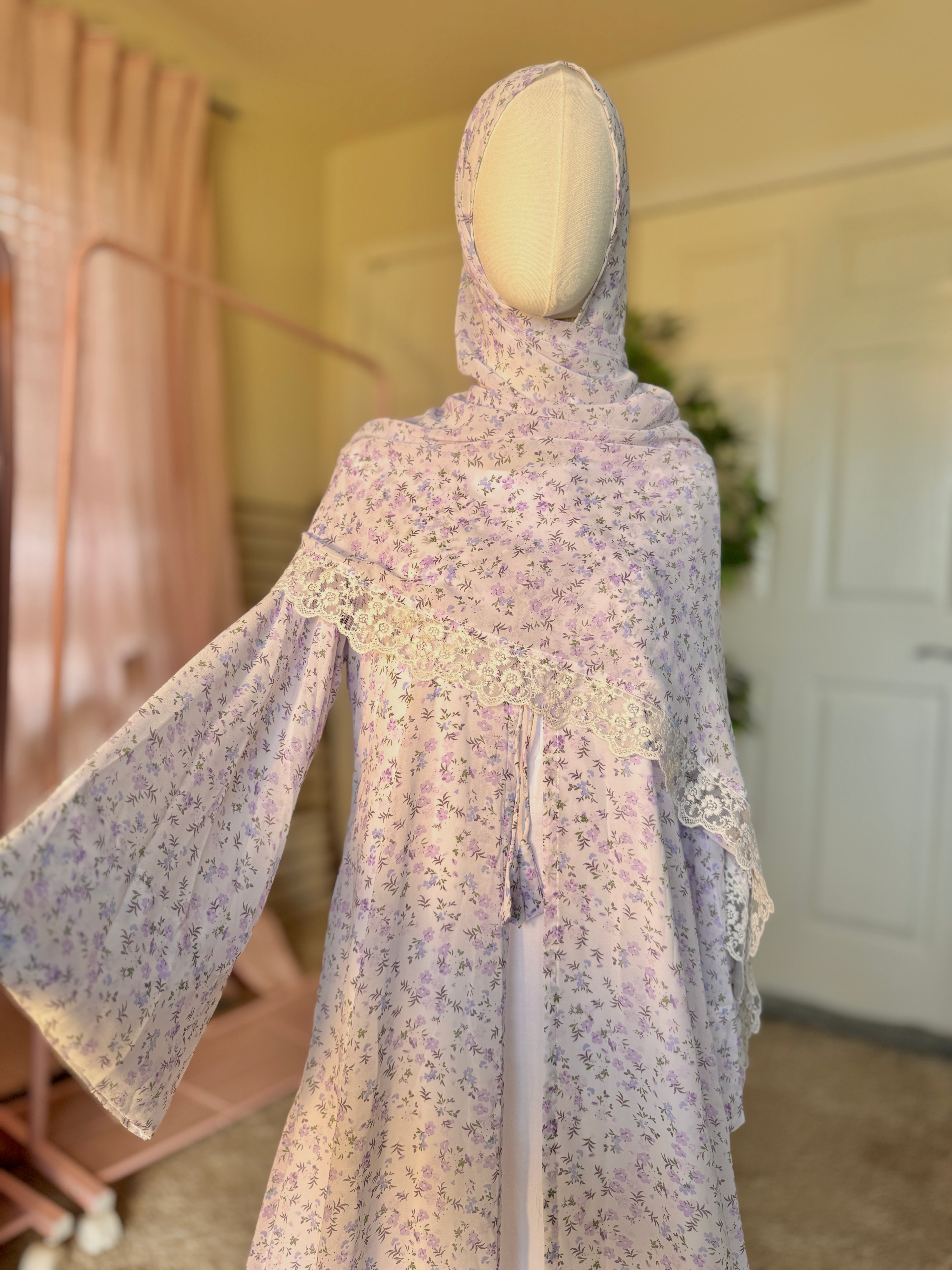 Lavender Wildflower Lace Set  image 2