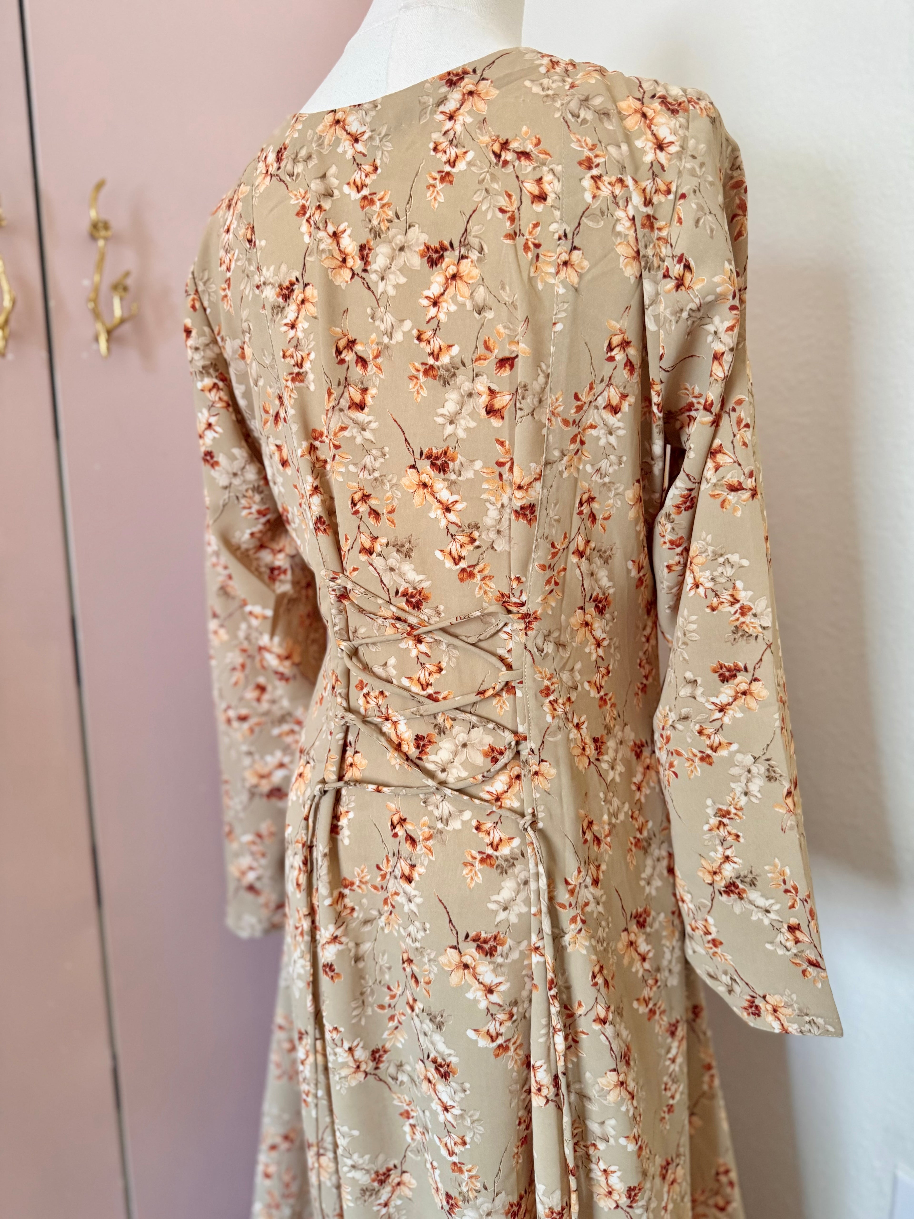 Golden Botanical— Georgette Floral