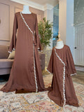 Latte Lace Abaya
