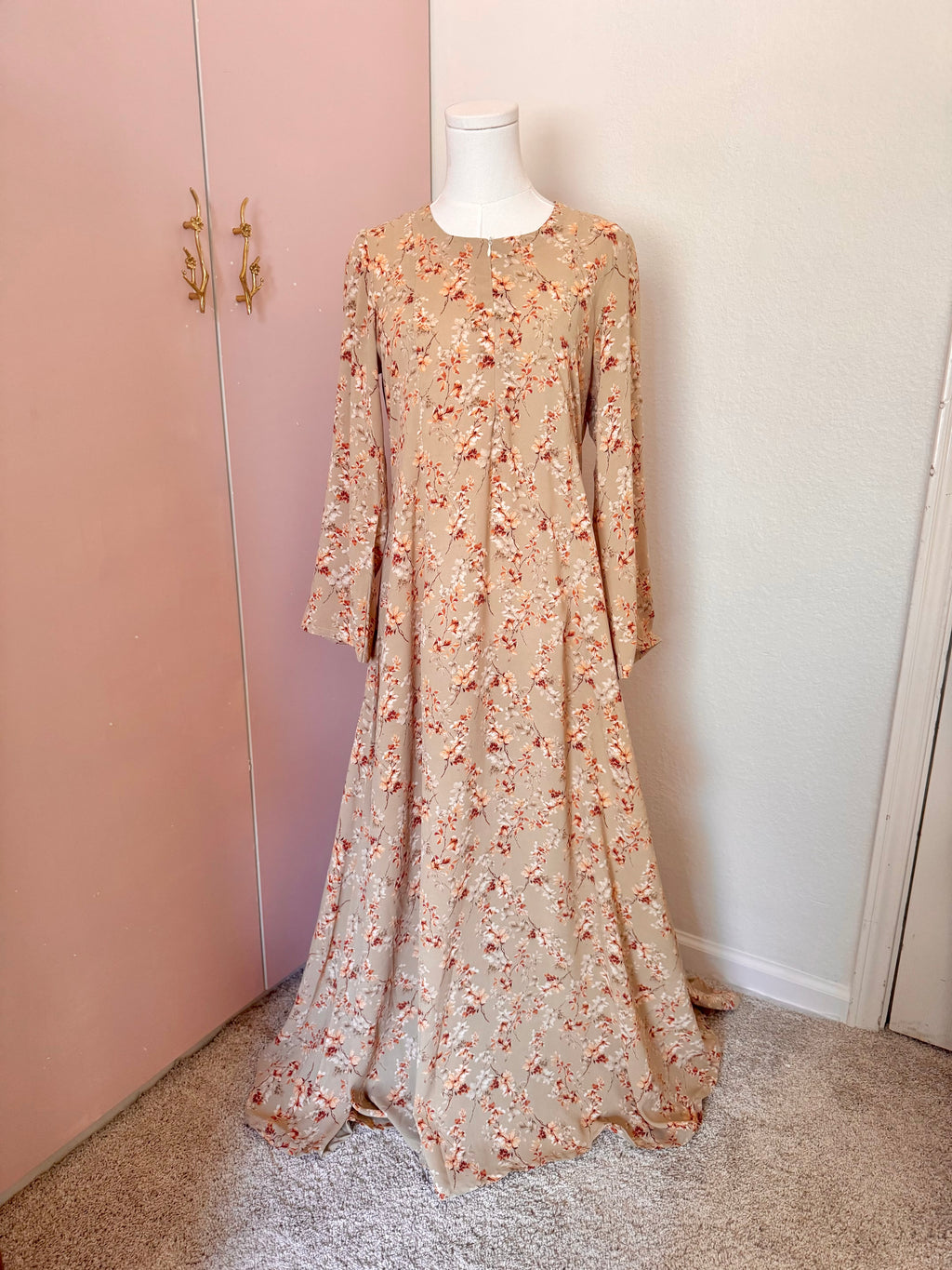 Golden Botanical— Georgette Floral