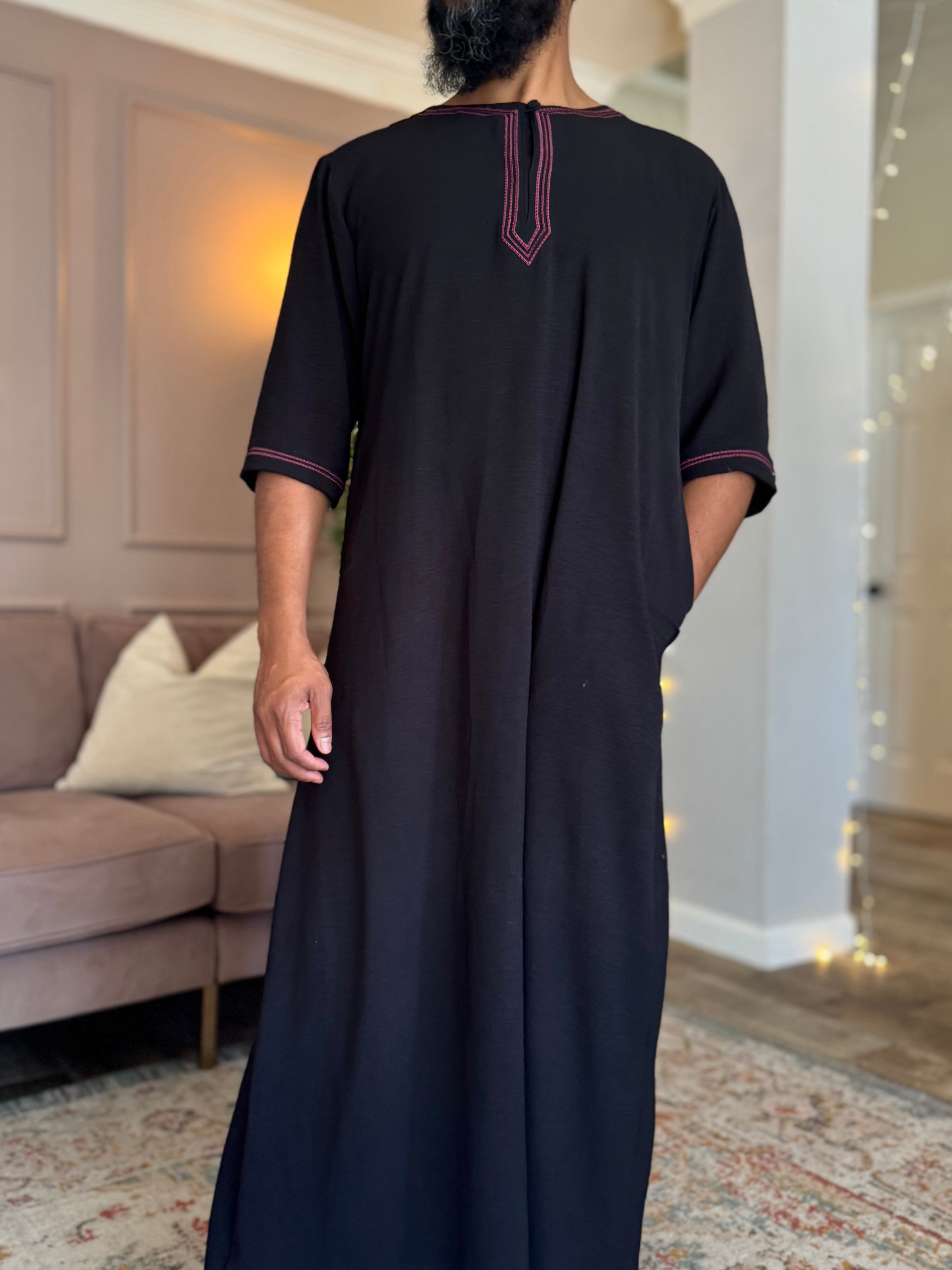 Men & Boys Thoub-Black