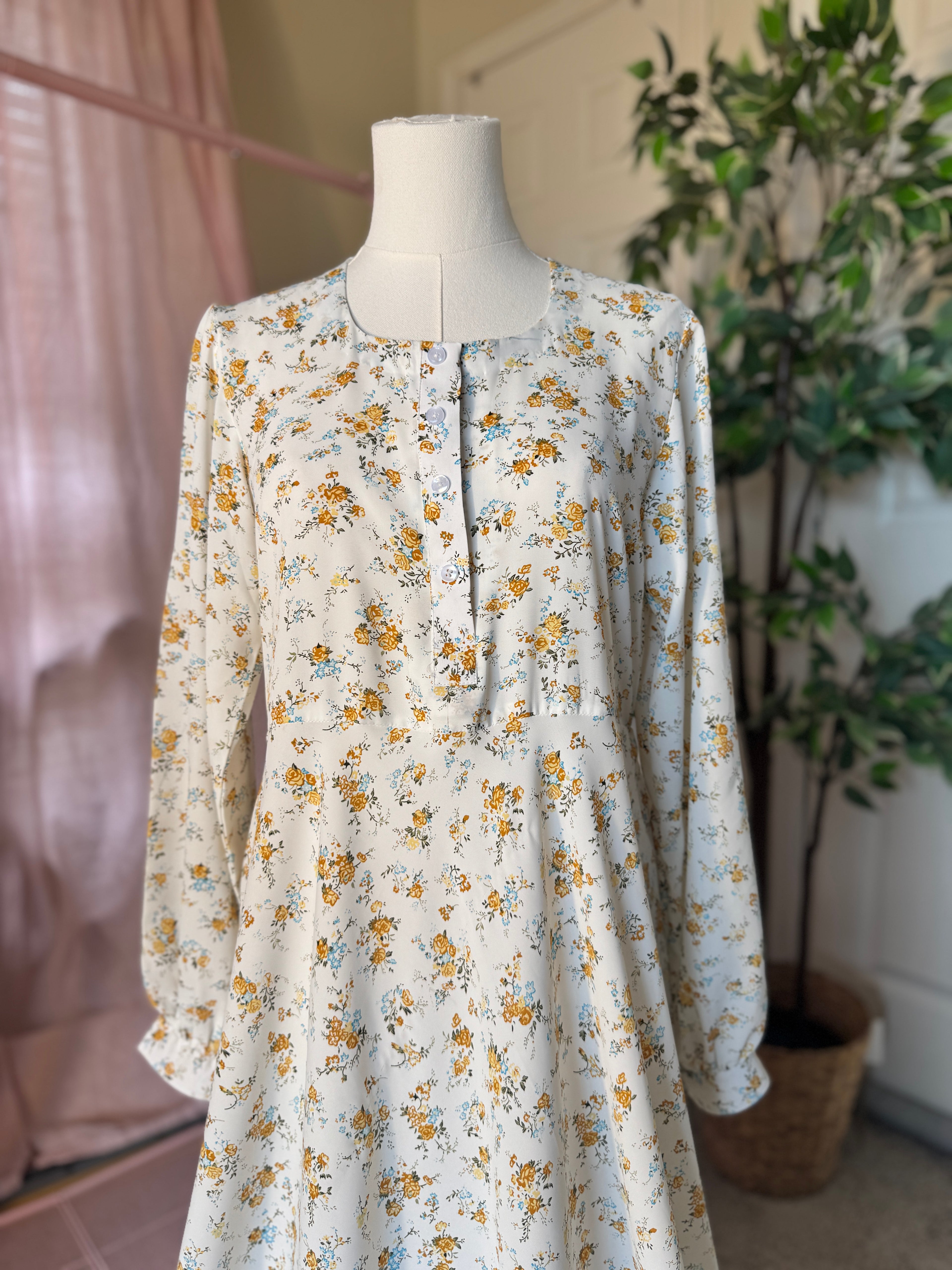 Marigold Georgette Dress image 2