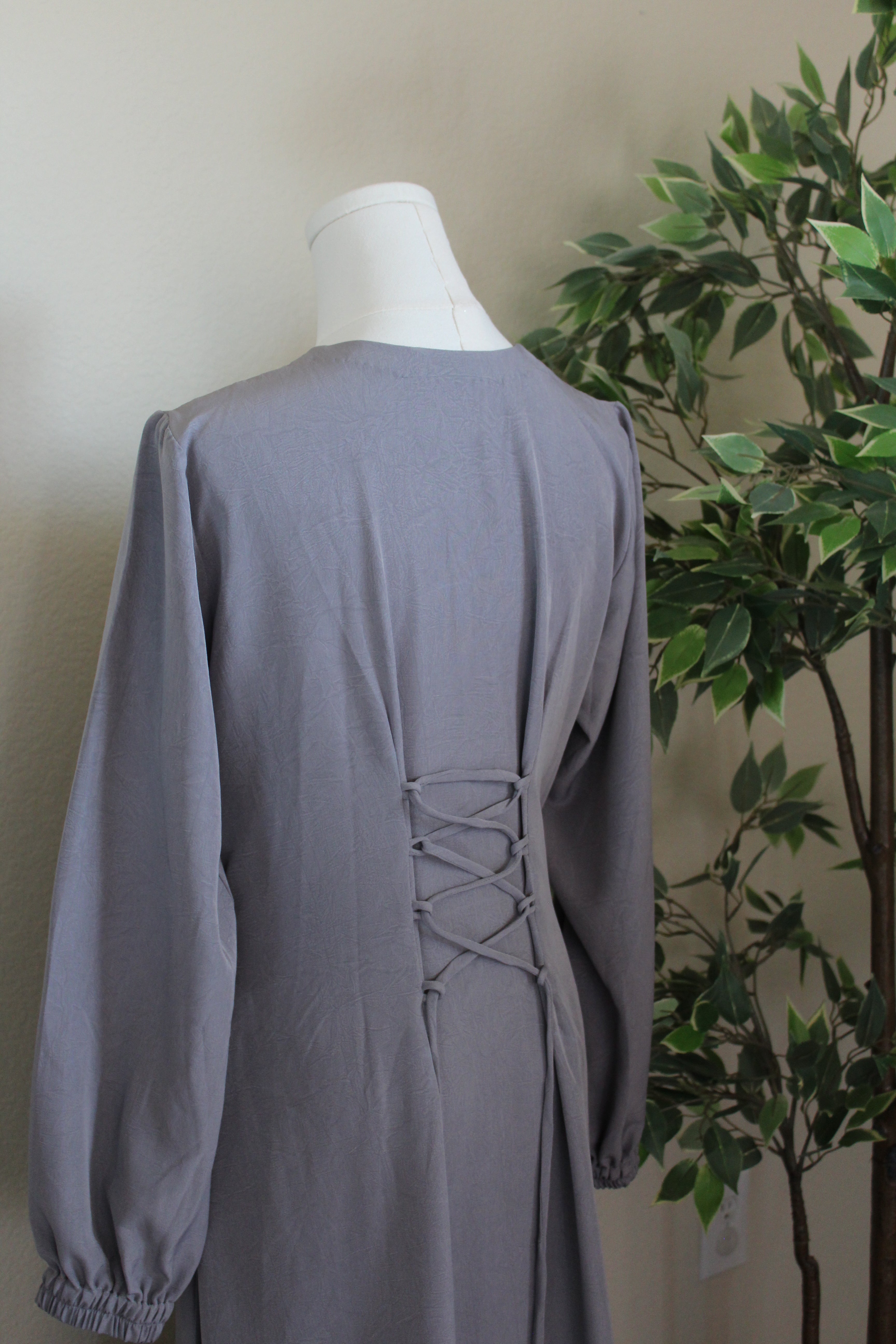 Ambrose Abaya-Light Gray  image 3