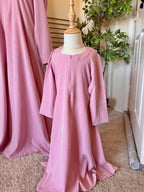 Kids Ambrose Khimar Set-Baby Pink image 2