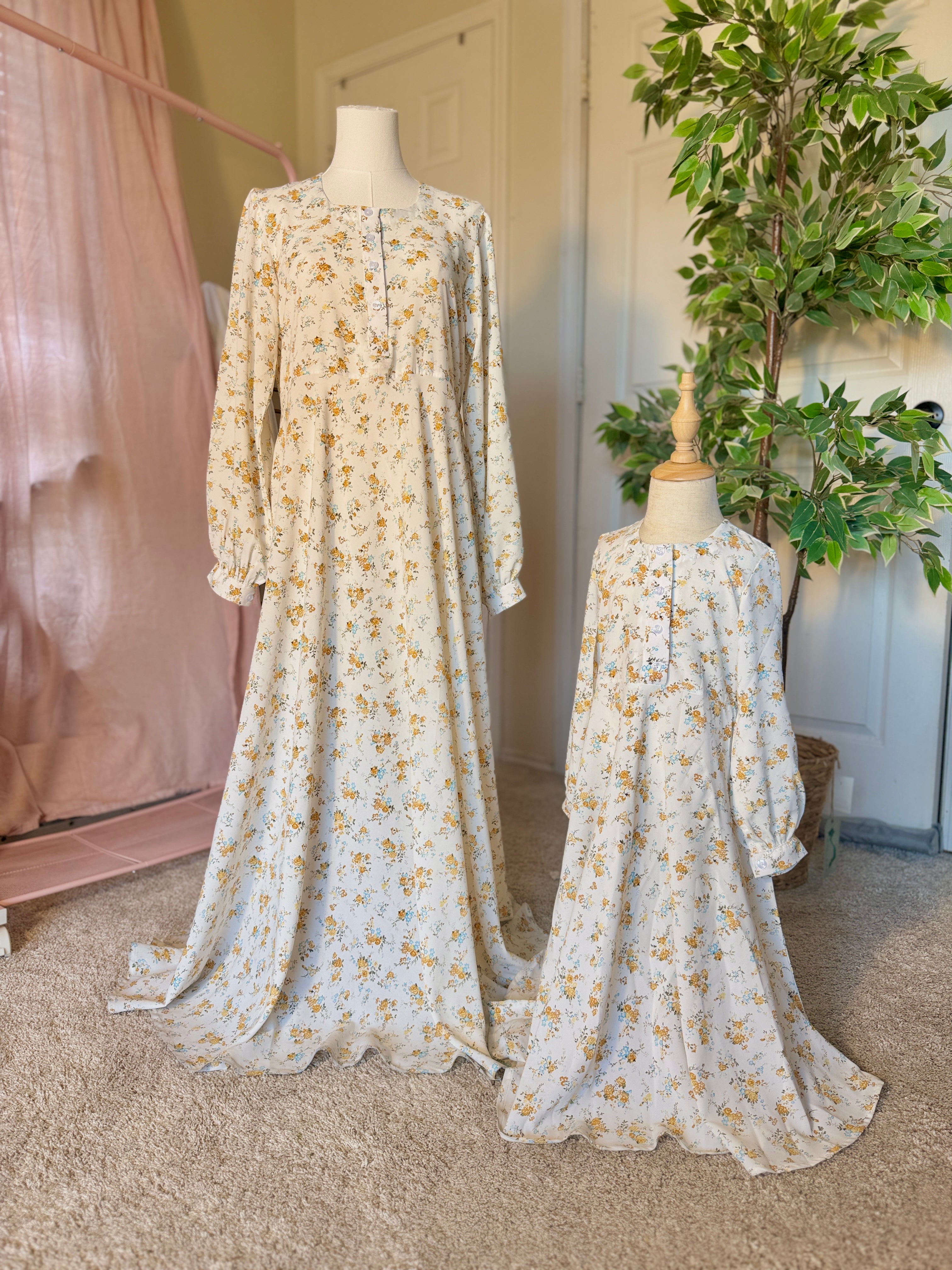 Marigold Georgette Dress image 0
